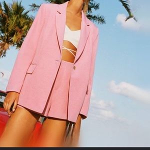 Light pink Zara blazer. Size Large